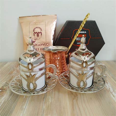 Silver Color Turkish Gift Box With Hazelnut Turkish Delight FairTurk Com
