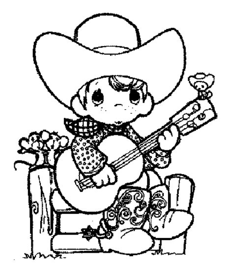 Free Printable Cowboy Coloring Pages For Kids