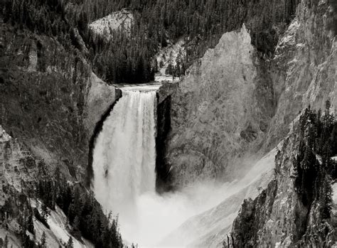 The lower falls (of the yellowstone river) was by far the most popular waterfall in yellowstone national park, and it could very well be the park's signature waterfall. Lower Yellowstone Falls