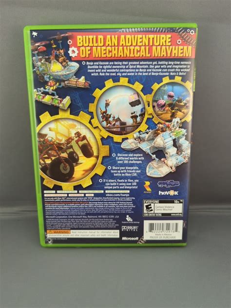 Banjo Kazooie Nuts And Bolts Microsoft Xbox 360 Complete Cib