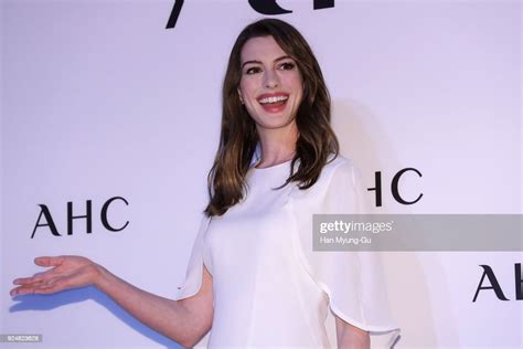 Actress Anne Hathaway Attends The Photocall For The Ahc On February