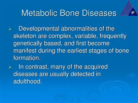 Ppt Congenital And Metabolic Bone Diseases Powerpoint Presentation
