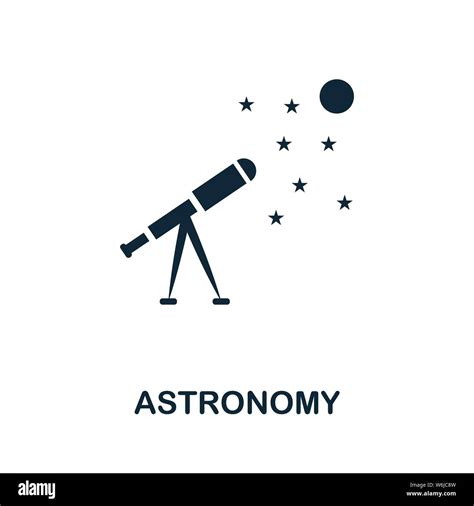 Astronomy Vector Icon Symbol Creative Sign From Science Icons