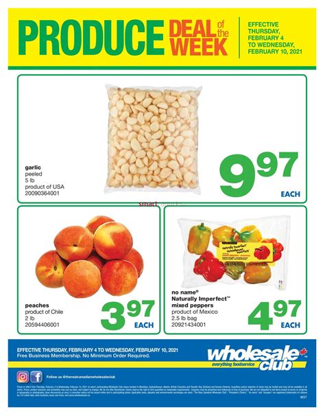 Wholesale Club West Produce Deal Of The Week Flyer February 4 To 10