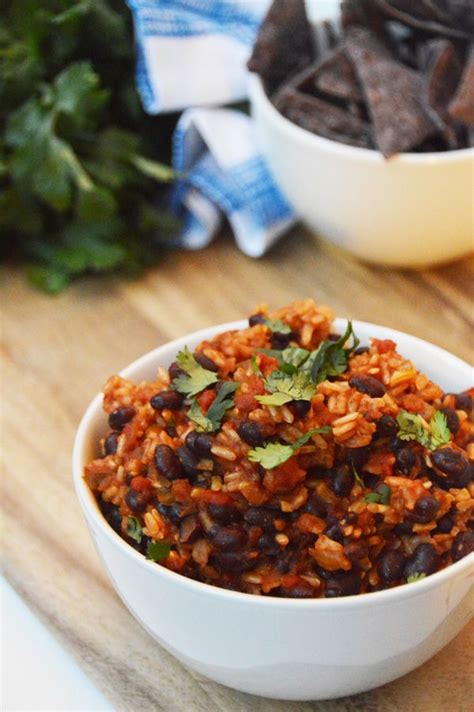 Rice and beans | slow cooker recipes. Slow Cooker Mexican Rice & Beans | Pumps & Iron | Bloglovin'