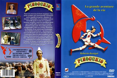 Jaquette Dvd De Pinocchio Roberto Benigni Cinéma Passion