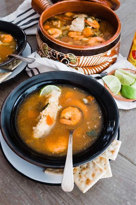 I might periodically try to post up some other recipes as time goes on. Caldo de Pescado y Camaron (Fish and Shrimp Soup) - Muy ...