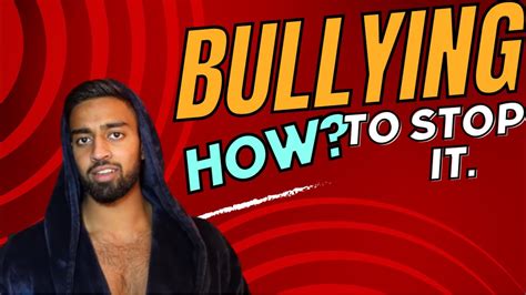 hamza reveals how to scare bullies youtube