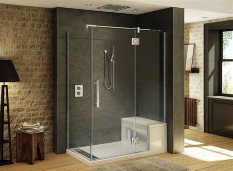 Bobrick b517 folding shower seat, right hand seat. 10 Fabulously Modern Shower Stalls With Seat Ideas