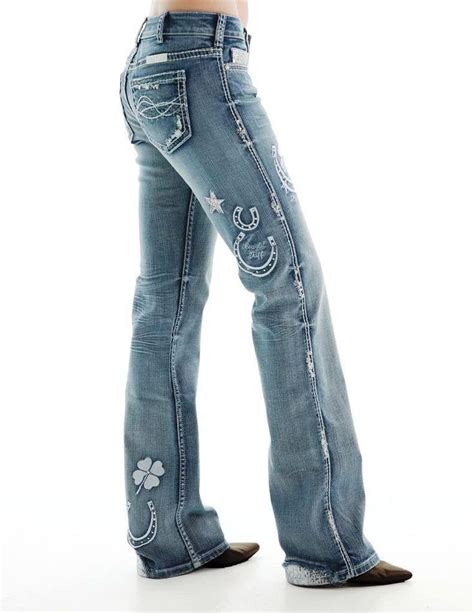 Cowgirl Tuff Jeans Womens Double Lucky Unbelieveable Light Wash Jdlunb Cowgirl Tuff Jeans
