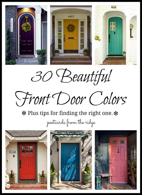 30 Front Door Colors With Tips For Choosing The Right One Benjamin