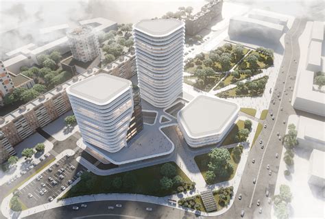 Multifunctional Complex In Minsk On Behance Condominium Architecture