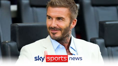 David Beckham Open To Manchester United Involvement Its Time For The