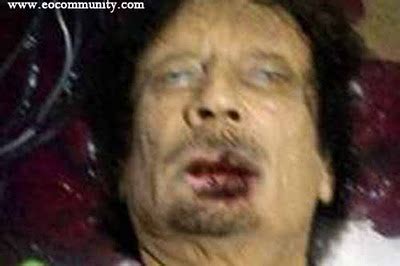 Gaddafi was certainly not killed for humanitarian reasons. Free 7 Blogger: Gadhafi Dead, Moammar Gaddafi Death Photos ...
