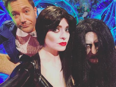 Holly Willoughby Is Flames In A Latex Morticia Addams Costume Metro News