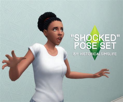 Shocked And Surprised Pose Set At Historical Sims Life Sims 4 Updates