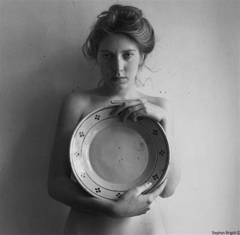 Woman With Large Plate Roma 1978 Francesca Woodman Francesca Portrait
