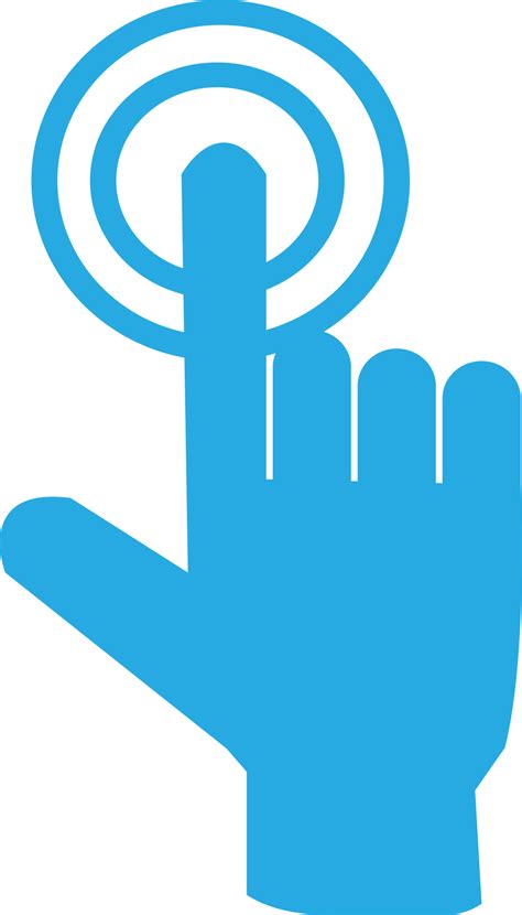 Hand Click Icon Sign Design 9341111 Png