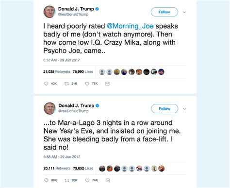 Preston's old tweets include comments that are racist, homophobic, and misogynistic in nature. Trump's misogynistic tweets reflect sexism in America - Women's Media Center