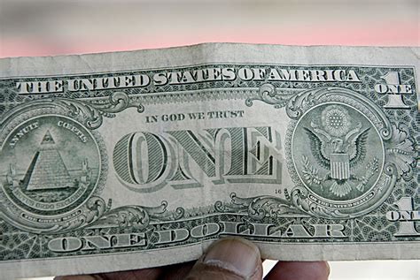 School District Frames Dollar Bill To Comply With Law To Display In