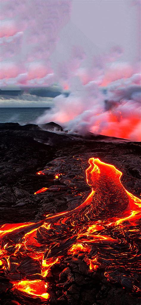 Volcano Aesthetic พายภเขาไฟ วอลลเปเปอรโทรศพท HD Pxfuel