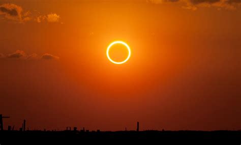 olhar espacial faz “esquenta” para o eclipse solar anular