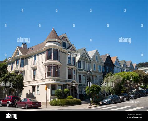 San Francisco Houses Stock Photo Alamy