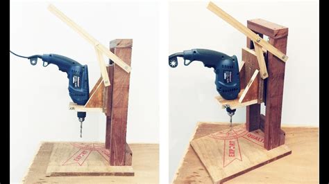 Make A Homemade Drill Press Stand Diy Homemade Drill Press Youtube