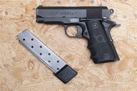 Colt M1991a1 45 Acp Police Trade In Compact Pistol With Extended