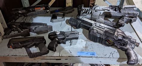 Large Lot Of Prop Guns From Sci Fi Show