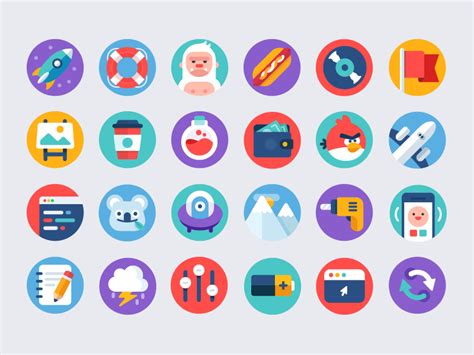 Avatars Atlassian Flat Design Icons Icon Design Inspiration Icon