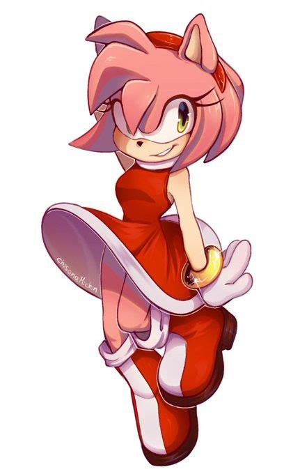 Cute Fanart Amy Rose Amy Rose Sonic The Hedgehog Shadow The Hedgehog Cartoon Fan Girl