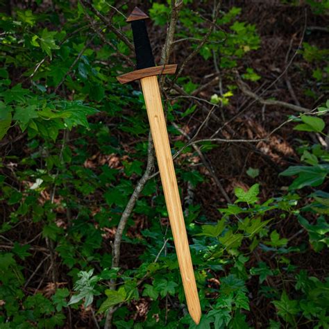 Training For Glory Replica Wooden Sword Medieval Steamed Beech Wood