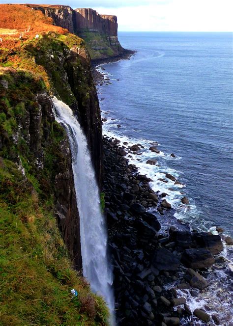 Kilt Rock And Mealt Fallsisle Of Skye Scotland Beautiful Waterfalls