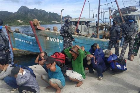 2 Kapal Vietnam Ditangkap Saat Mencuri Ikan Di Laut Natuna