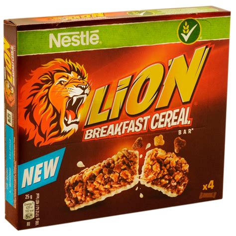 Lion Baton De Cereale Cu Pasta De Caramel Si Ciocolata Cu Lapte 4x25g
