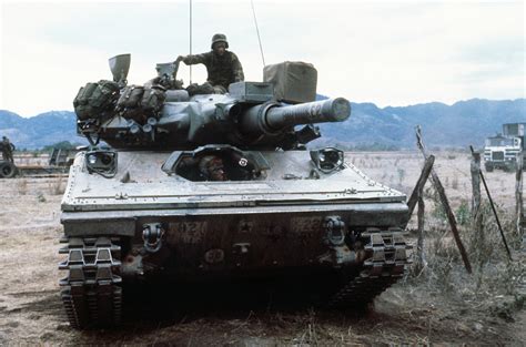 An M 551a1 Sheridan Tank From The 3rd Bn 73rd Armor 82nd Abn Div