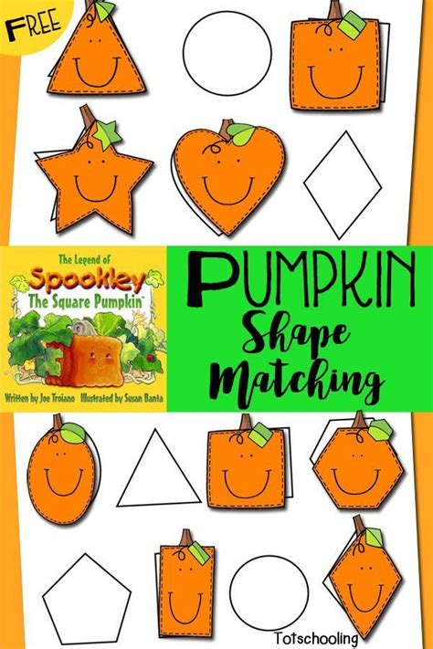 Free Pumpkin Shape Matching Activity To Go Along With The Story Of