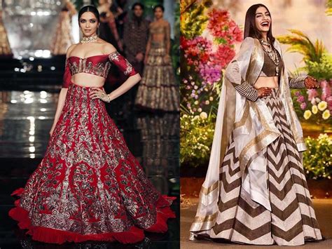 Bollywood Actresses In Designer Lehenga Choli 30 Latest Collection