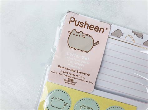 Pusheen Box Spring 2018 Subscription Box Review Hello Subscription