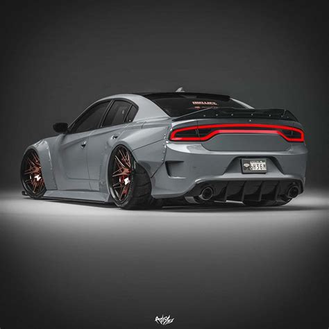 Destroyer Grey Charger Widebody The 2019 Dodge Charger Srt Hellcat