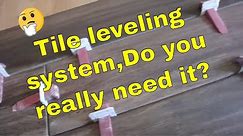🤔 When and why use a tile leveling system, especially for cheap bowed tiles.