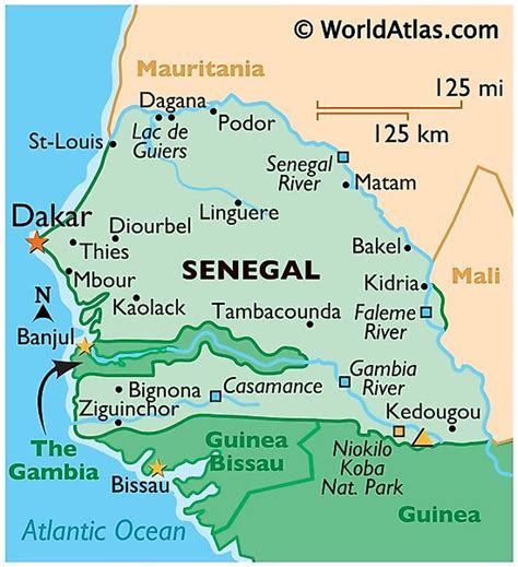 Senegal Maps And Facts Map World Map Europe Geography Map