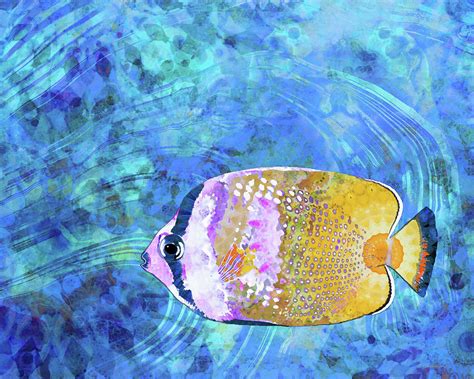 Colorful Tropical Fish Art Reef Lover Painting By Sharon Cummings