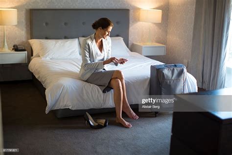 Businesswoman In Hotel Room Photo Getty Images