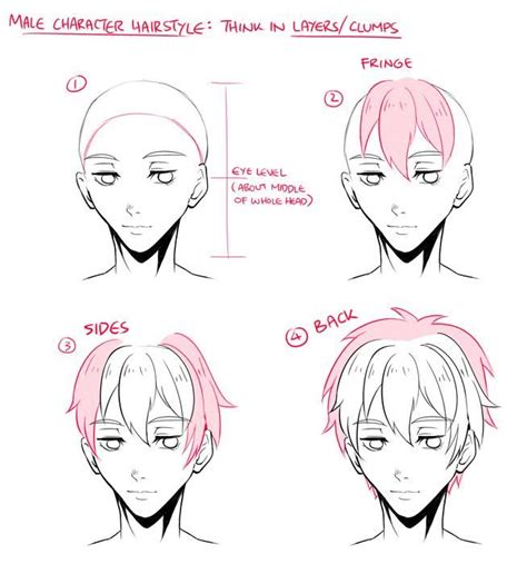 Parte 2 Anime Drawings Tutorials Drawings Drawing Hair