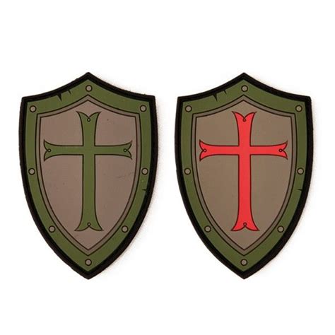 Platatac Crusader Shield Morale Patch Morale Patch Crusades Shield