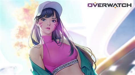 Dva Overwatch Pink Dress Hd Games 4k Wallpapers Images Backgrounds