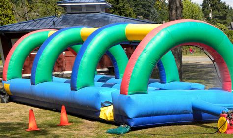 Dual Lane Inflatable Slip N Slide Rental National Event Pros