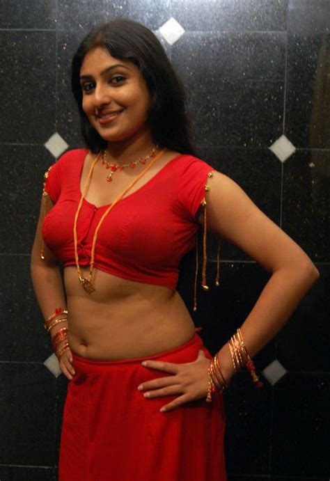 Desi Indian Babes Hot Sexy Tamil Actress Monica Red Hot Saree Removing